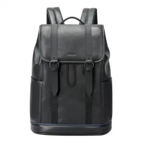 [LETSBAG] 고급 소가죽 백팩 남자 직장인 비지니스 가방 LB556ABPI