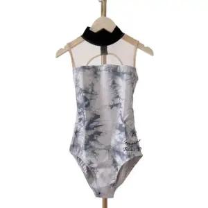 홀터넥 레오타드 폴웨어 백리스 발레복 슬림핏