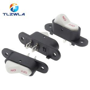 호환 KCD1 로커 스위치  AC 2 핀 OFF/ON 전기 밥솥 프라이팬용  6A  250V  10A  5 개