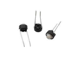 호환 6x6x5mm 2 핀 택트 스위치 미니 마이크로 순간 촉각 푸시 버튼 라운드 키 6x6x5mm