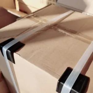 플라스틱 박스 제품 코너 보호대 각대 밴드 1000개대 포장 PP 밴딩끈 자동PP PET 수동밴끈