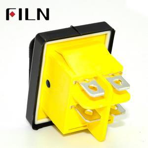 호환 KCD4 T85 220V 30A 헤비 듀티 빨간색 파란색 녹색 IP68 방수 led 토글 스위치 4 핀 on off 해양 동결