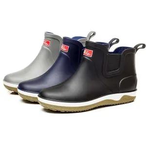 남자 주방 낚시 농사 일 장화 여름 숏 장화 레인 부츠 icb6+7OwL