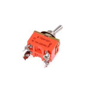 호환 1PCS E-TEN1221 15A 250VAC 4PIN ON-OFF 토글 스위치 로커 전원 마이크로 오렌지