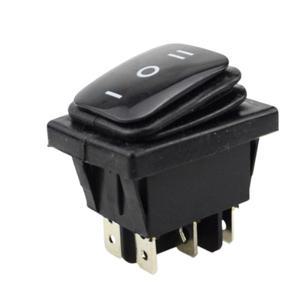 호환 1Pcs 순간 방수 검정색 6Pin 로커 스위치 3 잠금 ON-OFF-ON DSDT 16A 250VAC   20A