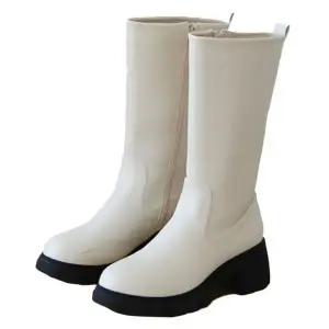 롱부츠종아리 여자 패션 통굽부츠 신발 데일리 슈즈