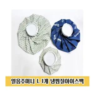 얼음주머니 L 1개 냉찜질 얼음팩 물주머니 아이스백 냉질 얼음 아이스 보온 냉백 질백 보온백