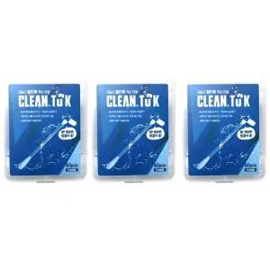 클린톡 액상면봉60개입 x 3개 미용 화장수정 이개 귀후비개 파게 알콜 스틱 세척 배꼽청소