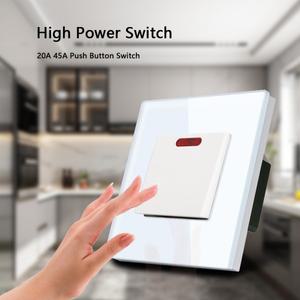 호환 TAWOIA EU 20A 45A 고전력 스위치 벽 버튼 로커 온수기 조명 에어컨 보일러