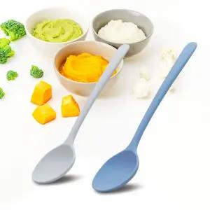 일사랑  이유식조리스푼 실리콘수저 숟가락 요리도구