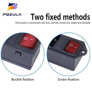 호환 전원 소켓 250V DB-8-8 AC-14-F16 KCD1/KCD3/KCD4/KCD5 로커 스위치 (10A 퓨즈 포함)