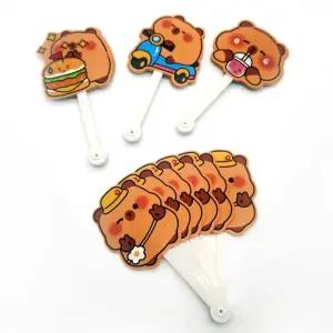 카피바라 미니접이식부채 완구 비식품 1타x 24개입 캐릭터 패션 패션소품