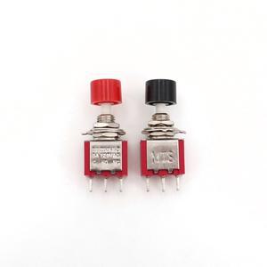 호환 순간 스냅 액팅 3 핀 C-NO-NC  6mm 패널 마운트  SPDT 미니 푸시 버튼  10 개