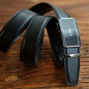 정장 남성 가죽 벨트 자동 버클 아버지 선물 사계절