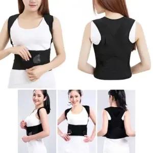 여성 자세보정 굽은등 어깨라인 찍찍이 허리자세밴드