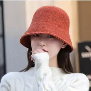 [패션] 모자 버킷햇 와이어 벙거지모자 니트 빈티지모자