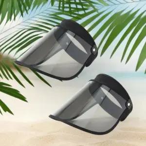 [패션] 썬바이 자외선차단 썬캡 여름모자 2p세트 블랙