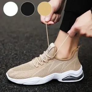 남성용 데일리 실내 운동화 통기성 메쉬 가벼운 런닝화 미끄럼방지