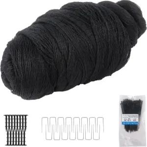 Klmnop 연못 그물 덮개 잎을 위한 15 x 20피트 헤비 듀티 코이 새 고양이와 포식자로부터 물고기 보호