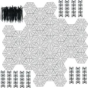 플라스틱 물고기 보호망 - 40개 보호용 부유 그물 헤론 억제망