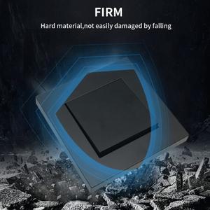 호환 WESA 블랙 프로스트 벽 로커 단추 스위치  난연성 플라스틱 1 갱 웨이 조명 유럽 표준 켜기끄기