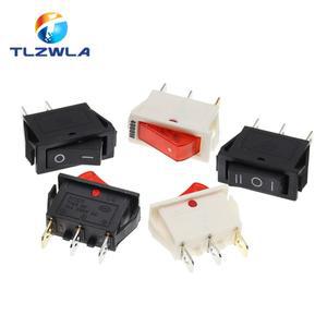 호환 10PCS KCD3 로커 스위치 ON-OFF 2 3 핀 전기 장비 (조명 전원 포함) 16A 250V / 20A AC