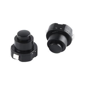 호환 소형 원형 손전등 스위치 전원 공급 장치 단추 KAN-10A 자동 잠금 푸시 ON-OFF  1010X  10 개