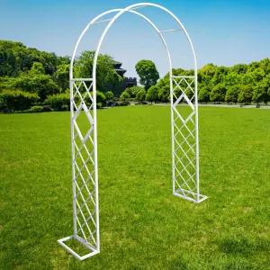 장미아치 철제 가든아치 진흙바닥용 크다 장미넝쿨 아치형