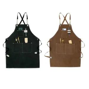 [셀러에이드]바리스타 앞치마 카페 공방 미용실 캔버스 방수앞치마