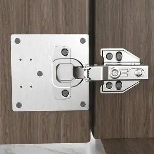 [셀러에이드]OC1095 싱크대 경첩 도어 보수 플레이트 피스못 세트