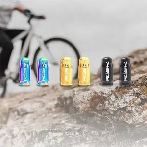 [셀러에이드]OC1111 자전거 티타늄 프레스타 밸브캡 2P 케이스세트