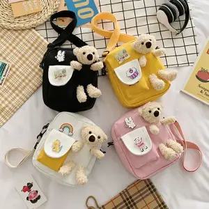 [셀러에이드]곰돌이인형 크로스백 가방 미니 작은 소형 소풍 나들