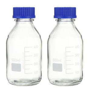 실험실 의학 샘플 씰링 병 화학 유리 알약에 대 한 2 Pcs 시약 액체