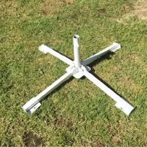 [셀러에이드]파라솔거치대 접이식 받침대 고정 호환캡 포함