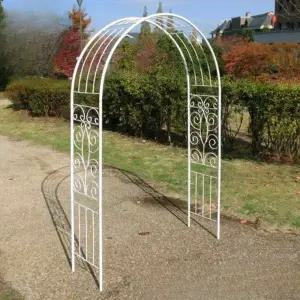 스텐 울타리 아치 너비 덩굴식물 펜스 식물 넝쿨 장미 정원