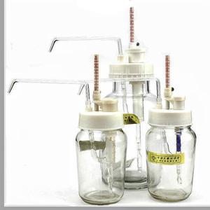 투명 반자동 액체 디스펜서, 병 상단 유리 시약 볼륨 조절 가능, 고정 0.1-10ml 1/PK