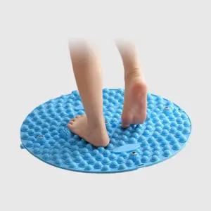 초대형 기건강 원형 발 지압매트55cm 풋매트 다리붓 운동