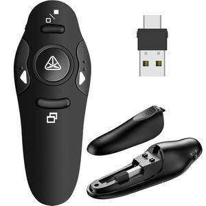 프레젠테이션 리모컨 무선 4GHZ 어드밴 RF 프레젠터 MAC용 USB 슬라이드 리모컨용