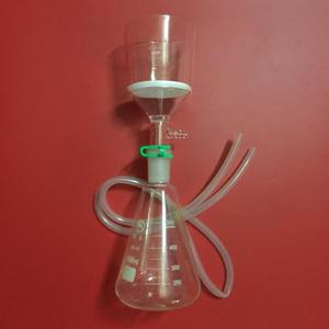 500ml,24/40, 흡입 여과 장치, 150ml Buchner 깔때기, 실험실 유리 제품 키트