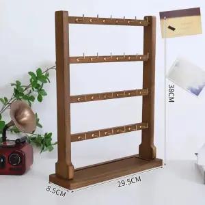 원목 키링거치대 차키 케이스 정리용품 거치대 원색 정리대