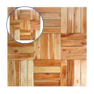 쌍문상회 셀프마루시공 마호가니 조립식 바닥재 12개입 인테리어