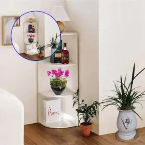 쌍문상회 조립식선반 수납장 5470 깨깔코너장식장3단