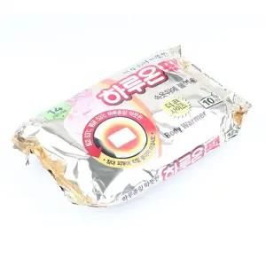 붙이는 하루온팩 보온제품 크기큰 10개입일회용 붙이는핫 손난로 핫팩 따뜻한 겨울 발열 등산