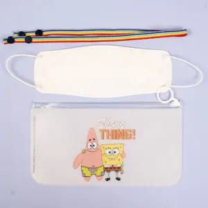 파우치마스크세트 치마스크 일회용 스트랩 면마스크 목걸이 마스크줄 유아스