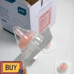 1박스(50개) 실험실용 0.22um/0.45um 멸균 밀리포어 주사기 필터 나일론/PES/PTFE 멤브레인 화학 장비