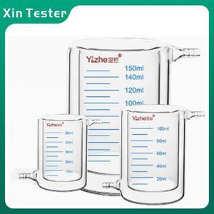 50/100/150/200/250/300/500/1000/2000/3000/5000ml 이중 붕규산 유리 비커, 실험실 재킷