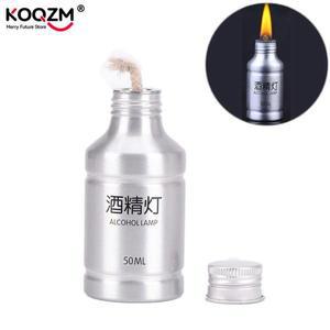화학 알코올 버너 램프, 휴대용 금속 실험실 장비, 난방 용품, 50ml