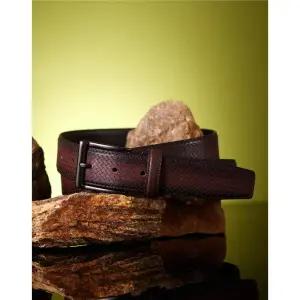 [백화점 정품] 닥스 DAKS 25SS [선물포장]브라운 그라데이션 핸드브러시드 소가죽 비조벨트 DBBE3F205