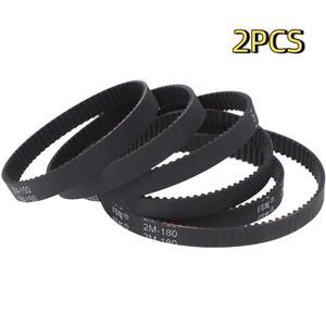 2개 타이밍 드라이브 벨트 2GT/2M 둘레 140 142 150 160 180mm 폭 6mm 동기식 컨베이어 예비 부품 진공 청