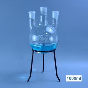 50/100/250/500/1000ml/2000ml 24/29 3 목 둥근 바닥 플라스크, 실험실 유리 병 목이 있는